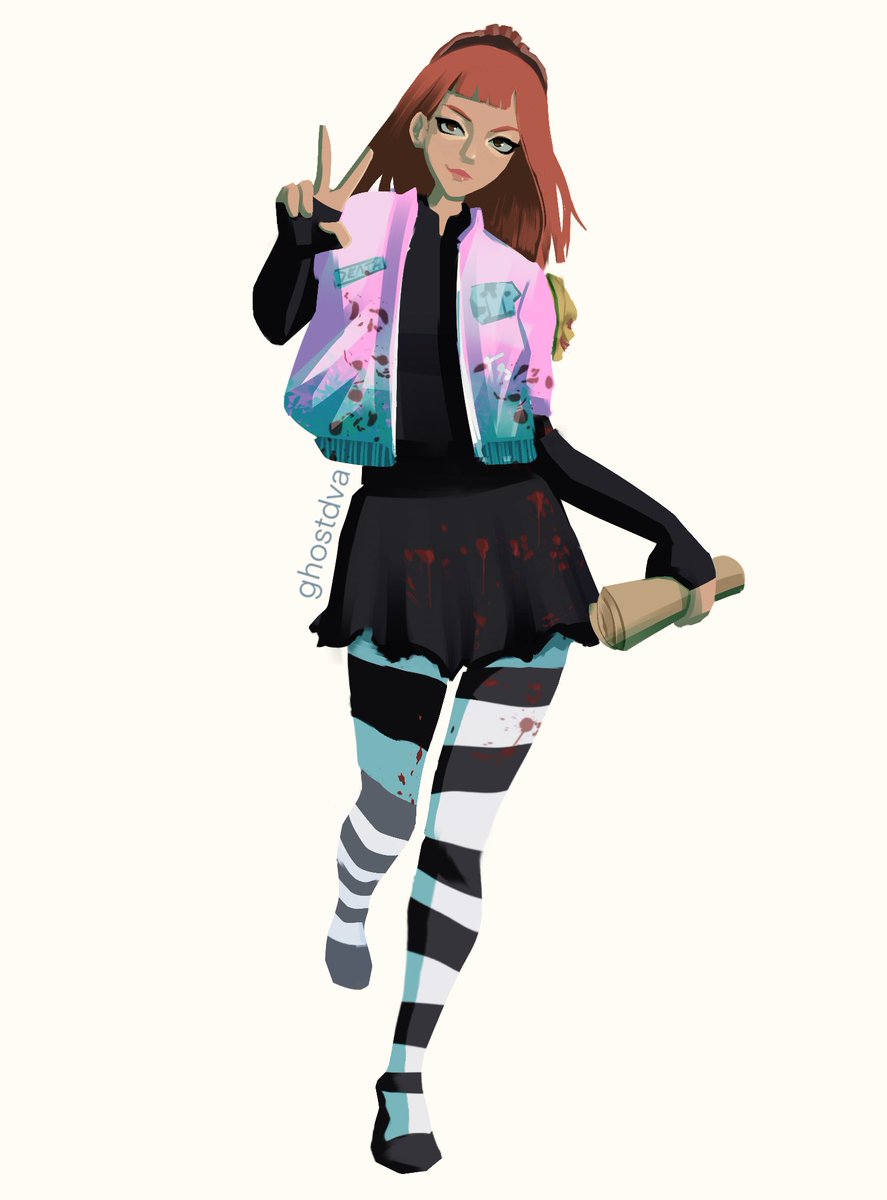 ghostdva2's tweet photo. i drew my feng min’s outfit i always wear ~ #dbd #dbdfanart #digitalart https://t.co/mHff9VfeiJ
