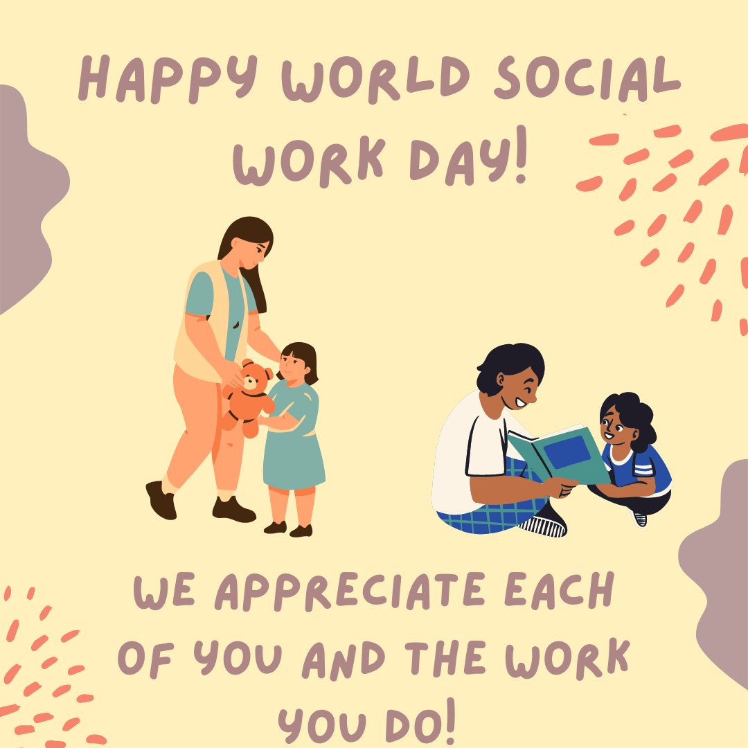 childadvocacyct's tweet photo. Happy National Social Worker Day! You all are superheroes and we appreciate everything that you do for the children in our communities!
#bracac #happynationalsocialworkersday https://t.co/gkQJX90aLr
