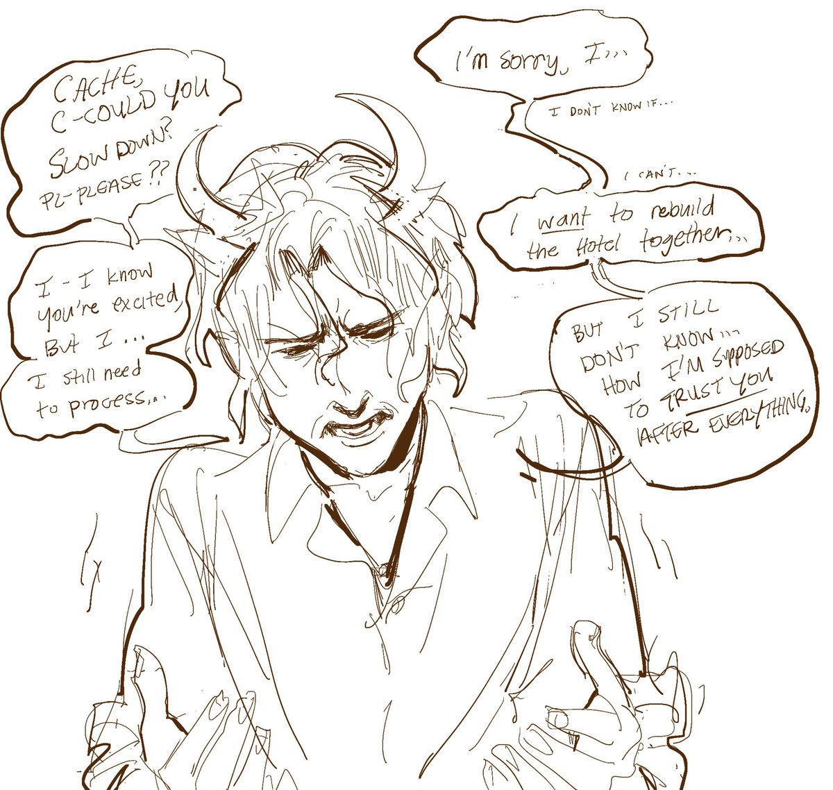 when you stop talking to ur closest confidant for 5 sweeps and return to rebuild ur glory days but its not as simple as u hoped ๐