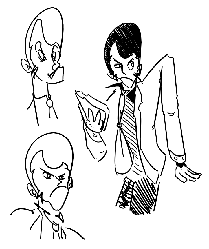 The worse he looks, the better #lupiniii #fanart