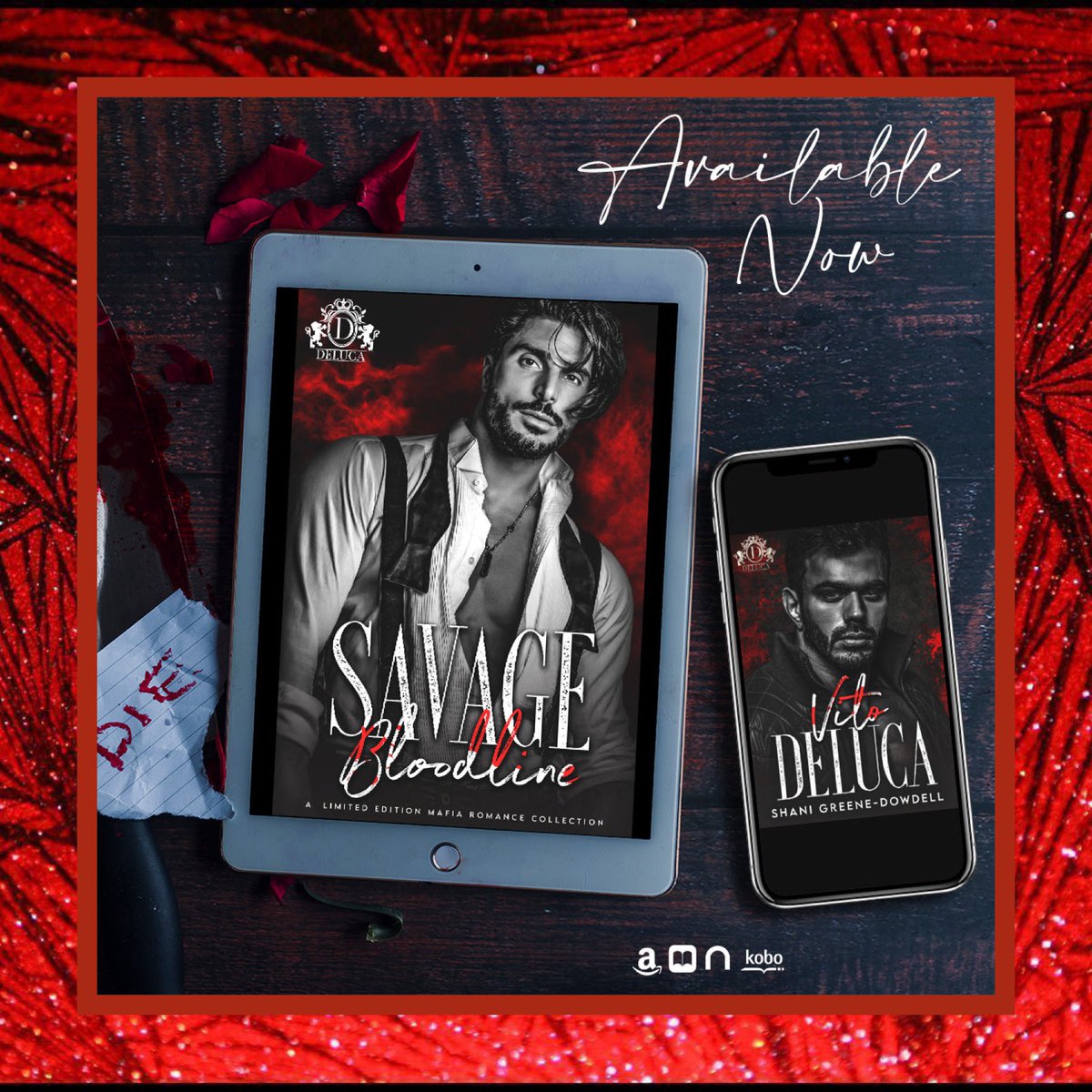 UpstairsLibrary's tweet photo. Vito DeLuca by @nayberrypub is LIVE!  Download the The Savage Bloodline Boxset today! https://t.co/2Q5sx3RGj6  #NewRelease #MustRead @greyspromo #SavageBloodlineBoxSet @SavageBloodlineMafiaCollection #VitoDeLuca #DarkRomance #RomanticSuspense https://t.co/4vKXEsJdzH