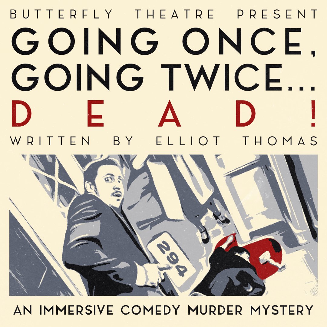 We are so excited to announce our next live show
“Going Once, Going Twice…Dead!” A brand new Immersive Comedy Murder Mystery written by Elliot Thomas!

Partnered with the National Trust for Jersey.

Mon 28th March - Tue 5th April
16 New Street, Jersey.

store.nationaltrust.je/events/