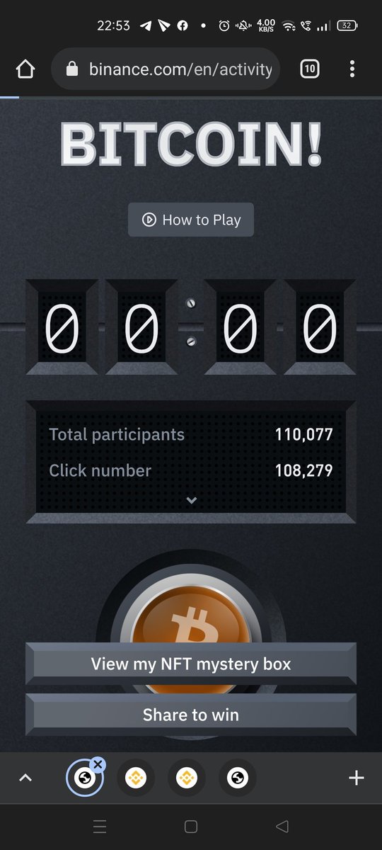 #BitcoinButton #Binance
I won orange NFT 🤑🤑