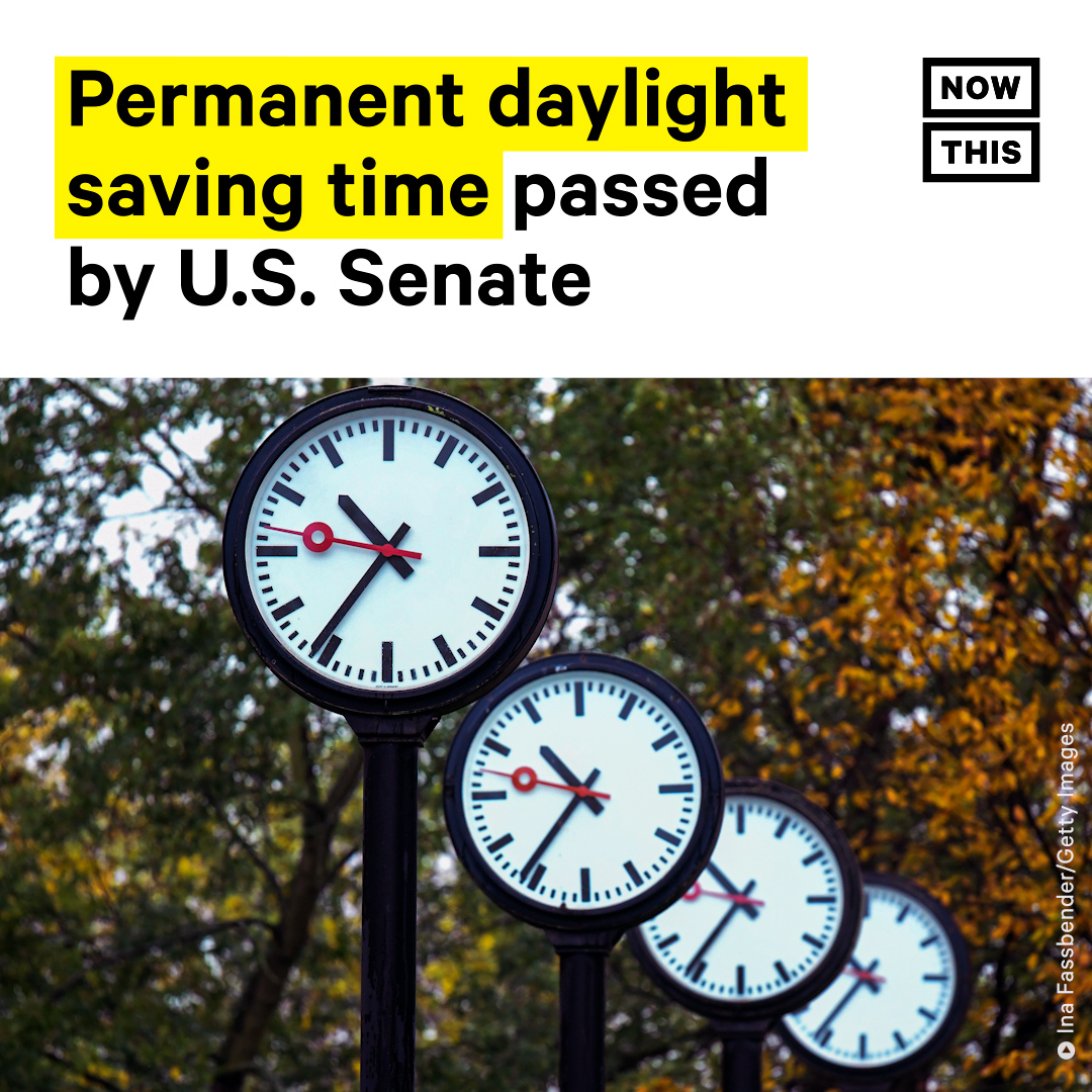 NowThis on Twitter "On Tuesday, the U.S. Senate unanimously passed the