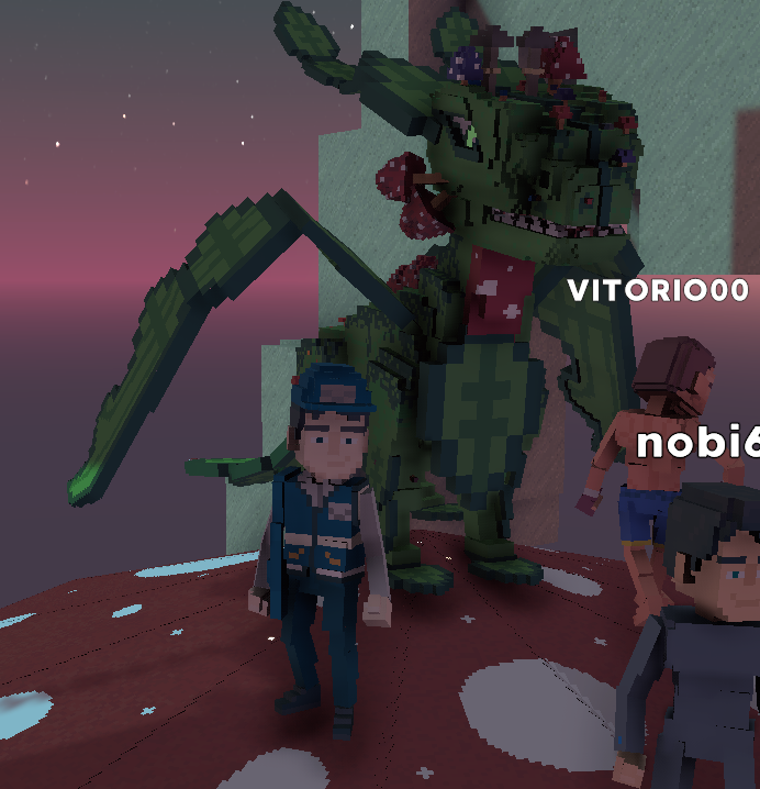 Lavernerafa's tweet photo. @TheSandboxGame I just participated in the daily #SandboxAlphaS2Contest for a chance to earn up to 1,000 $SAND! Starting March 15 - Selfie with the mushroom dragon. Check out my screenshot below! 👇 #SandboxAlphaS2 https://t.co/Z22Gy9fD8q