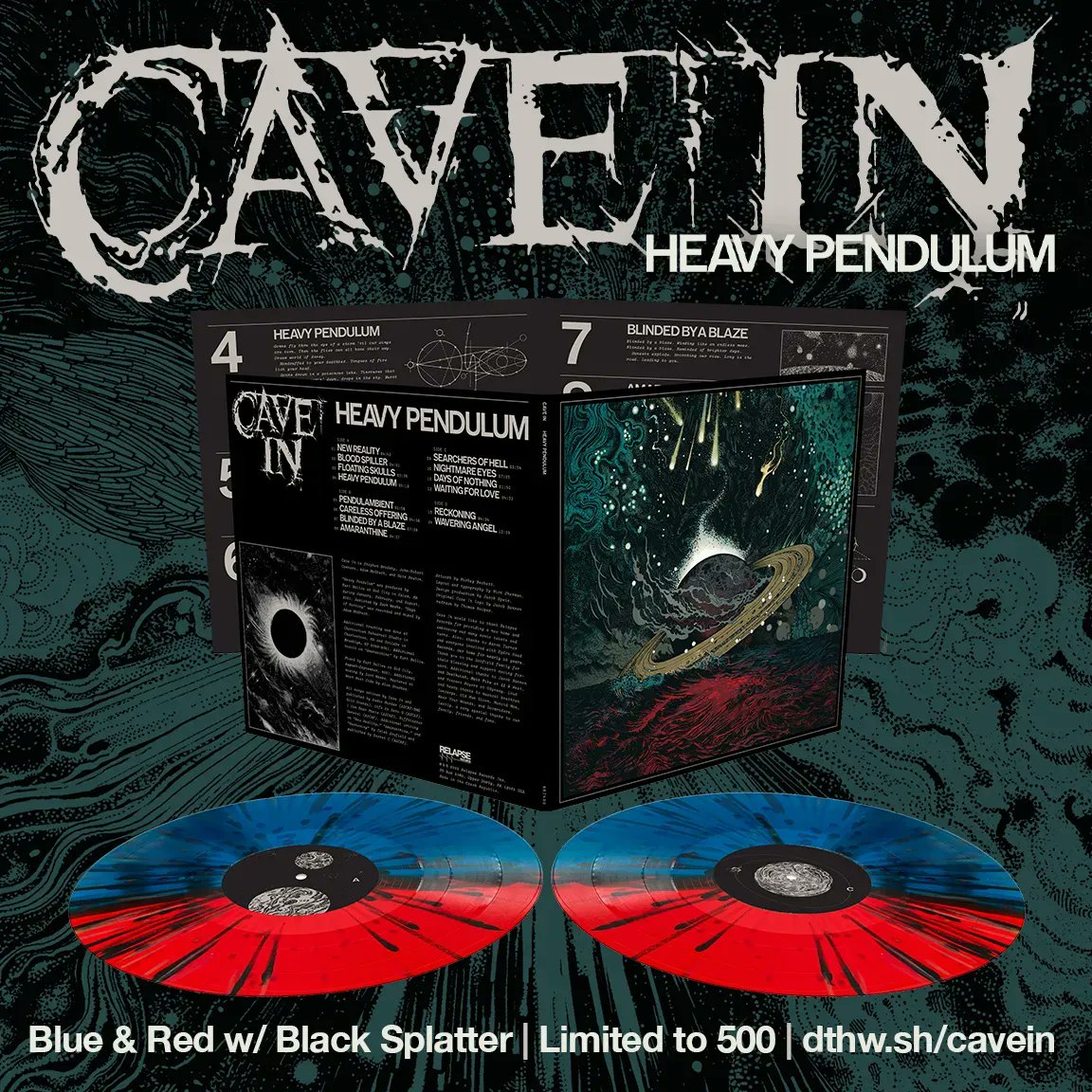 🪐 @cave_in_boston 'Heavy Pendulum' from @RelapseRecords Pre-order now at dthw.sh/cavein