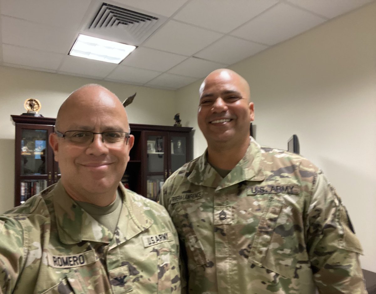 israel_romero07's tweet photo. “Who’s Who”

Leaders Warriors Friends meet SFC Jesus Rivera Lawrence, State Family Program Coordinator. Should you need to contact him, he can be reached at 787-289-1681 and or at jesus.m.riveralawrence.mil@army.mil Our future is great! https://t.co/9yDnd08h34