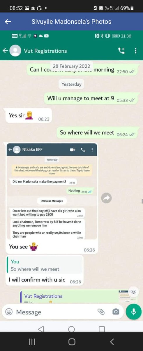 Nicole_Phaks's tweet photo. #vutmustfall. The EFFSC at VUT is failing students dismally @Julius_S_Malema @ChrisExcel102 @advberryroux @danielmarven @SABCNews @eNCA @EFFSandton @effmasoanabranch 
Students money is being taken in the name of advancing free education, we get contact classes and tests https://t.co/w5X5485oqS