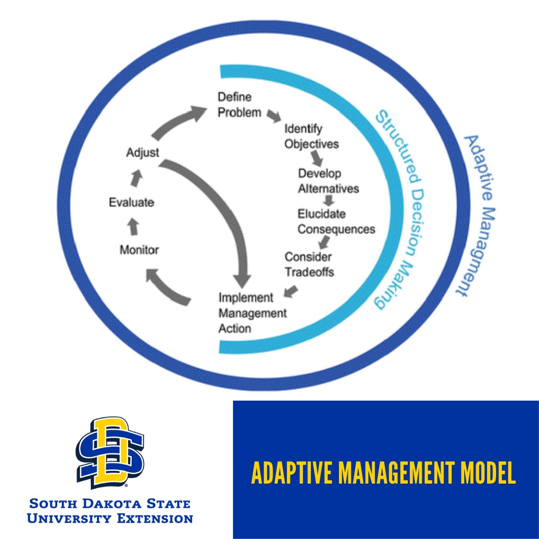 Adaptive management is a process that livestock producers can incorporate into their operation to increase operation flexibility and adjust to changing conditions. 
extension.sdstate.edu/five-range-man…