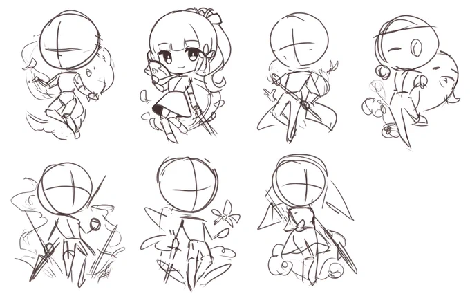 wip: self-indulgent 7-piece charm set of my favorite genshin characters! 

taking a 3-mo break from the game was good for me, it's fun again and the bartending event is a blast! 😄 