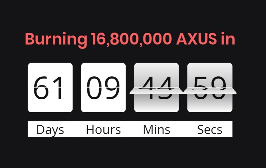 AxusCoin's tweet image. Next burning 16,800,000 $AXUS on May, 15th 🔥🔥