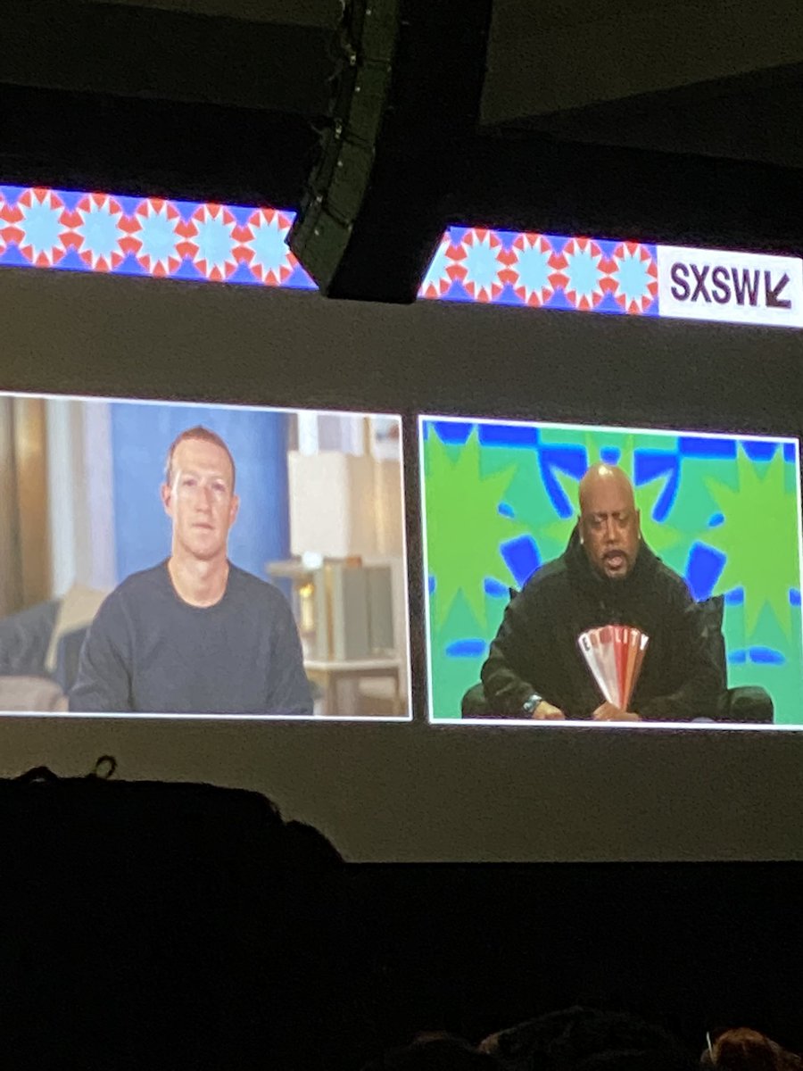 “Just believing in things and having conviction as an entrepreneur is your strongest tool” - Mark Zuckerberg #meta 

“Everything great that has been created came from one person with one idea who took action” - Daymond John <a href="/sxsw/">SXSW</a>
