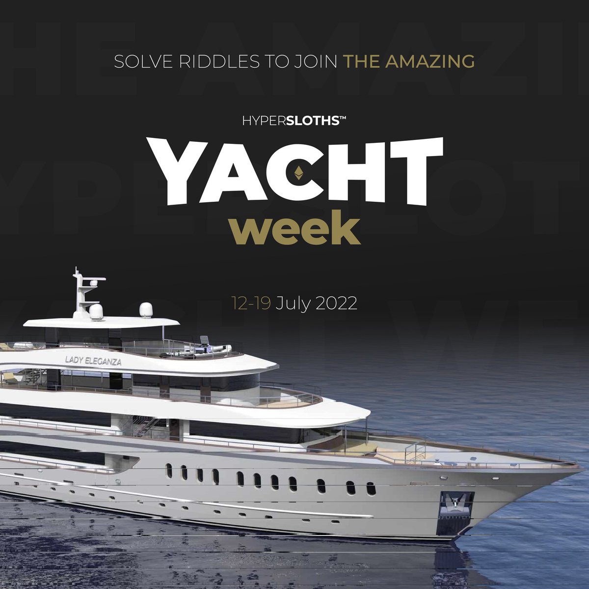 HYPERSLOTHS Yacht Week coming this July! 

Winners throughout the first month(April) of our C2E utility will join us on the HYPERSLOTHS Yacht in the Adriatic sea on the Croatian coast, for a few days packed with chilling and partying!
Learn more-
hypersloths.com/collect-to-earn

#C2E