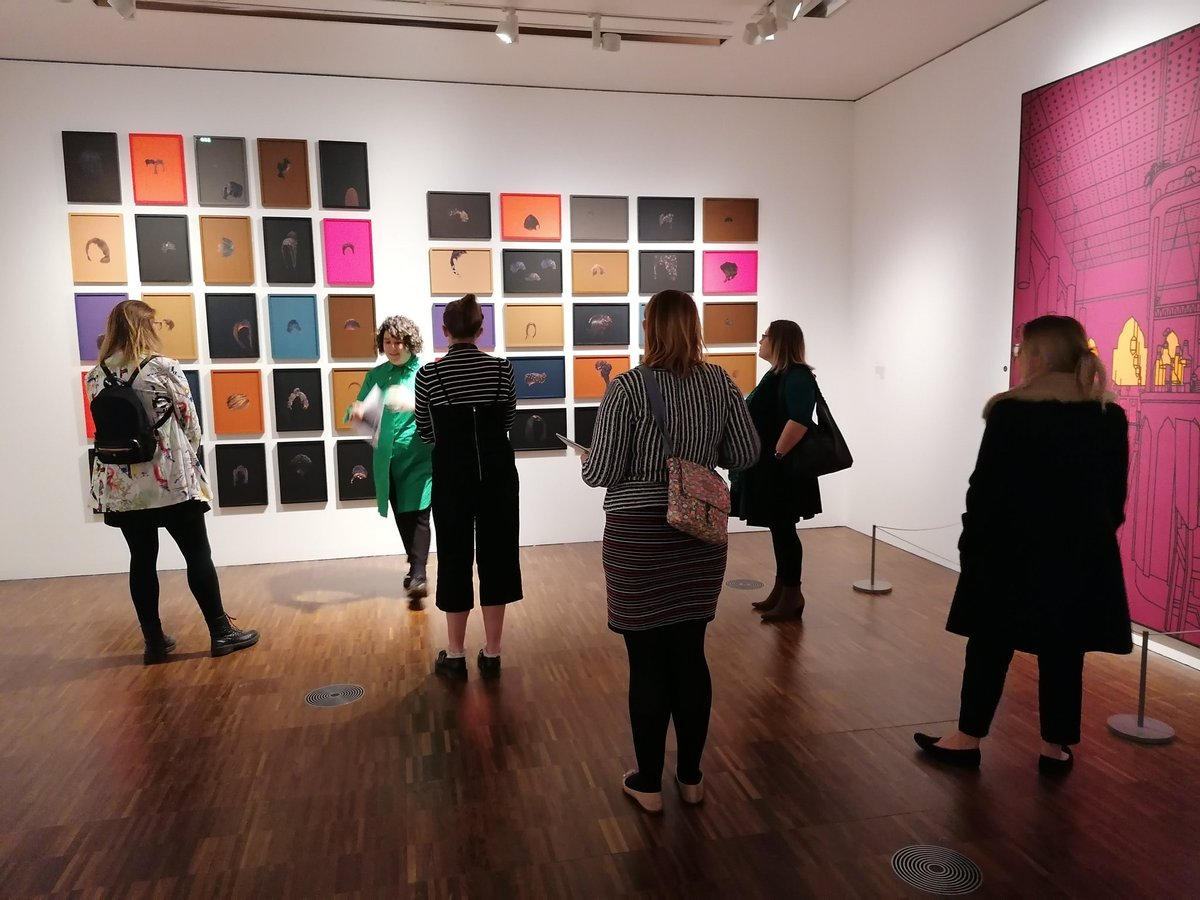 BeckArtsConnect's tweet photo. Empowering✴️Provocative✴️ Immersive✴️Liberating✴️Words used to describe #BritishArtShow9 at tonight's creative teacher tour

Great to share ideas around how #BAS9 &amp; #contemporaryart can inspire &amp; challenge young people #BAS9Learning @ArtsConnectWM @wlv_soa @WolvArtGallery @WvCep https://t.co/AHyebJw2rx