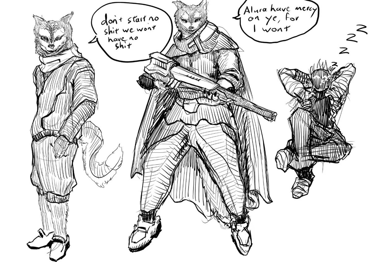 PfIllustration's tweet photo. Did some character design stuff, some of which I did on my twitch stream #sketchbook #sketching #sketch #characterdesign #characterconcept #artdrawing #art #illustragram #illustration #illustrationart #illustrationdrawing #myartwork #myart #artist #artwork https://t.co/8A5CfxfHg3