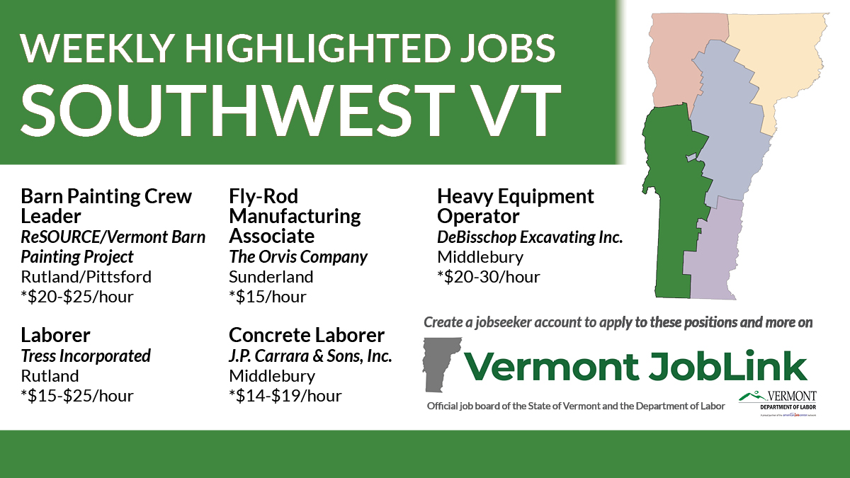 VT Dept of Labor on Twitter "Finding a job or changing careers can
