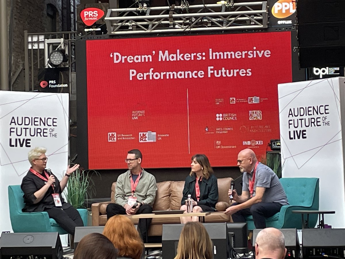 <a href="/martintaylor_xr/">Martin Taylor</a> gave insights on how performers can bring physical theatre to #virtualworlds, where viewers stepped into a world with characters from <a href="/aquamanmovie/">Aquaman Movie</a>! Key takeaway: "Virtual and real coexist." #SXSW
