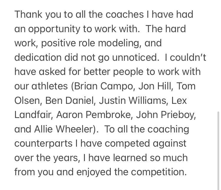 CoachGBayer's tweet photo. To the Wildcat Community, I have made an extremely difficult decision to step down as head basketball coach at Plainfield Central. It has been an honor and a privilege to lead this program for the past 5 seasons (see letter below). https://t.co/bYJtQghTW4