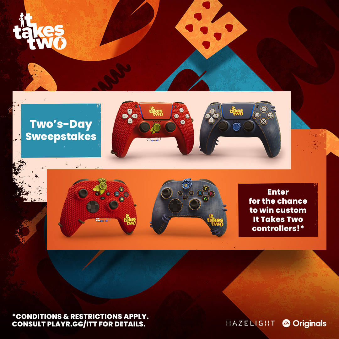 IT TAKES TWO Is Hosting A Twosday Sweepstakes! — GameTyrant