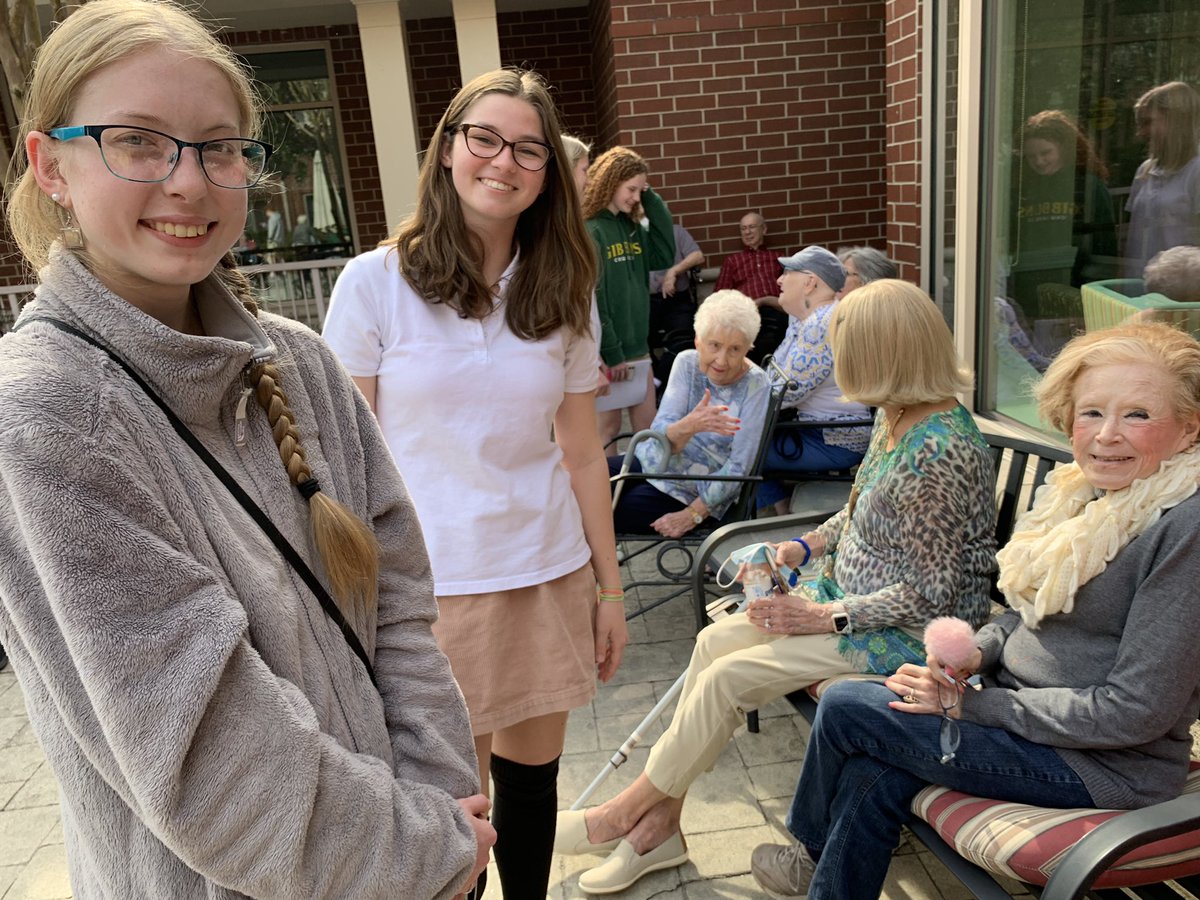 FYI members are visiting our friends at Brookdale today!