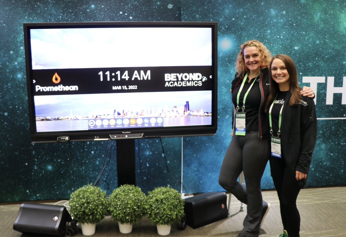 XanRobertiEC's tweet photo. With #Beyondacademics, #Promethean is paving the way in #HigherEd! Share ideas at the #Alliance2022 Conference #thinkspace through #xleap dynamic #polling. #engagement; #nontraditionalstudent; #beyondthecloud; #innovation @LearnPromethean @GKristofich @futurexhighered https://t.co/2TSmmsJdeH