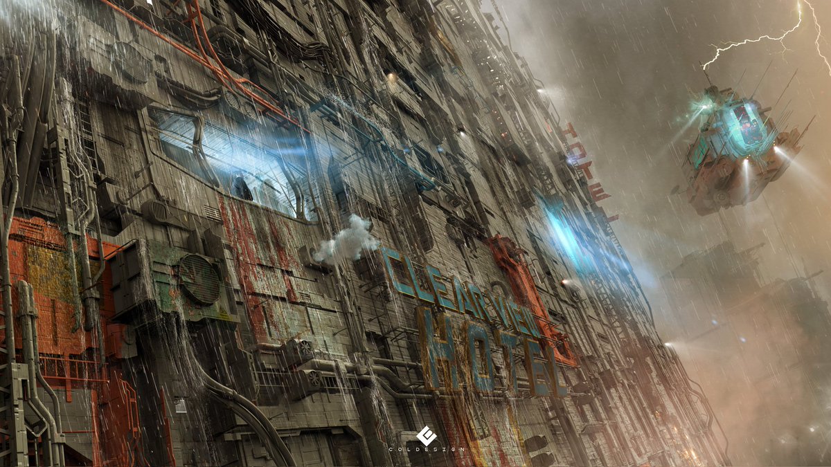 coldesign_ltd's tweet photo. Dam..its only Tuesday. #conceptart #filmmaking #lookdev  #artist #productionart #productionartist https://t.co/wSZyRIN3mo