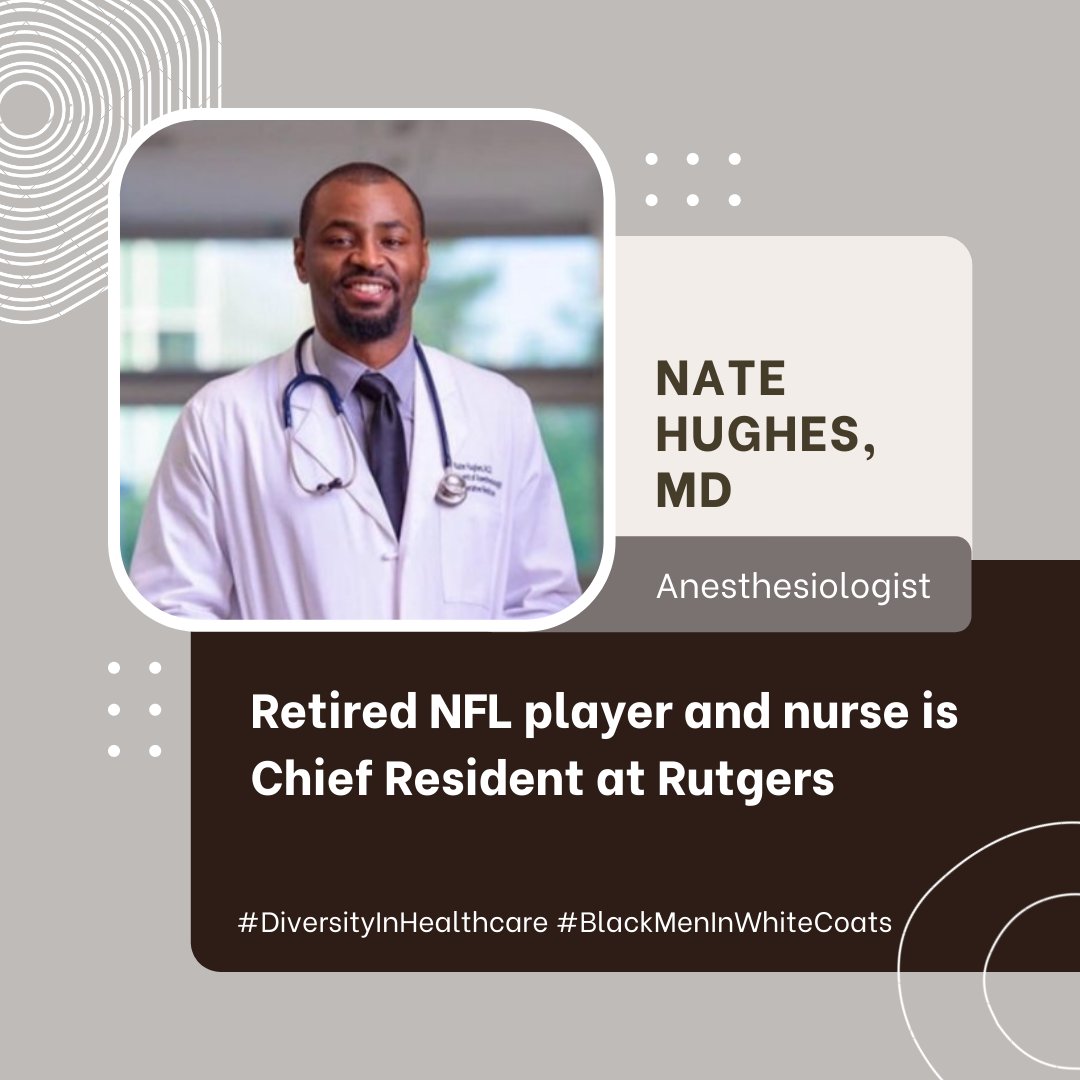 UHoustonHSLib's tweet photo. This month for our #DiversityInHealthcare series we're continuing our 2022 theme of #BlackMenInWhiteCoats and featuring Dr. Nate Hughes (@skato16). Learn about Dr. Hughes' unique journey here:  https://t.co/JMV1maDmZf https://t.co/zMtIcuuqDc