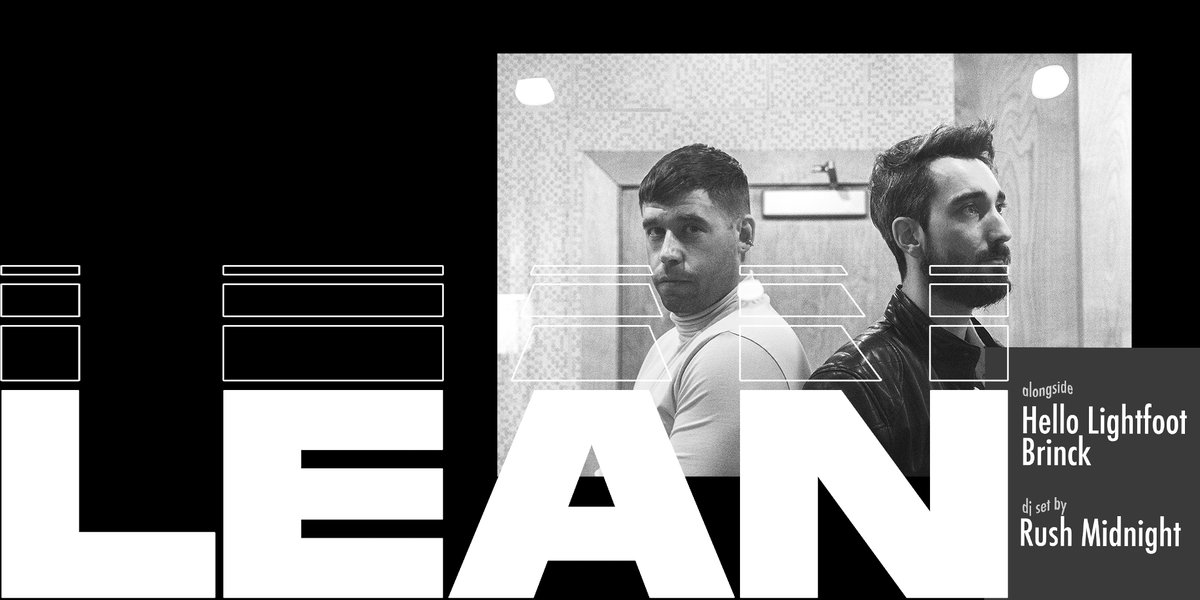 *SHOW ALERT* We'll be at <a href="/ResidentDTLA/">ResidentDTLA</a> on May 4th alongside <a href="/hellolightfoot/">Jessica Louise Dye</a> @brinck182 with a DJ set by <a href="/rushmidnight_/">Rush Midnight</a> Get your tickets here. eventbrite.com/e/lean-alive-o…