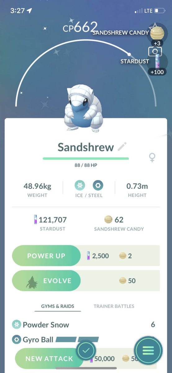 Deez_sstun's tweet photo. Another shiny sandshrew #PokemonGO #Sandshrew #ポケモンGO #Pokemon #ShinyPokemon #shiny https://t.co/b1lbcGuToh