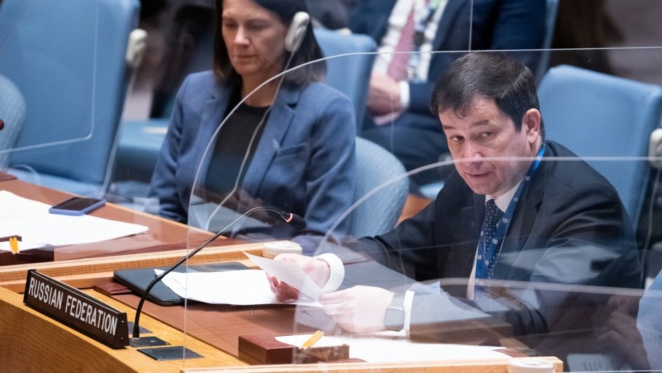 RussiaUN's tweet photo. #Polyanskiy: It's important to endorse a long-term mandate of #1540Committee after 30 November. It must proceed from the unifying basis of #UNSC resolution 1540 and be aimed at supporting the fundamental principles of Committee’s work.
➡️https://t.co/7uv7EiUJlG https://t.co/d1gwtzDjkt
