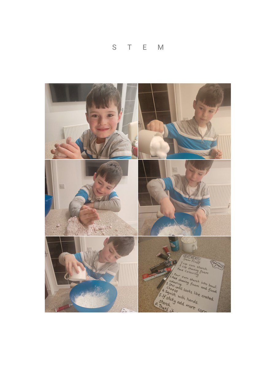 LElliot82799394's tweet photo. M made snow fluff tonight for an experiment as part of STEM week @BowhouseP3 @BowhousePS @RAiSE_falkirk @FMorrisonSTEM #STEMweek #STEMGrangemouth https://t.co/wixnQGiHYI