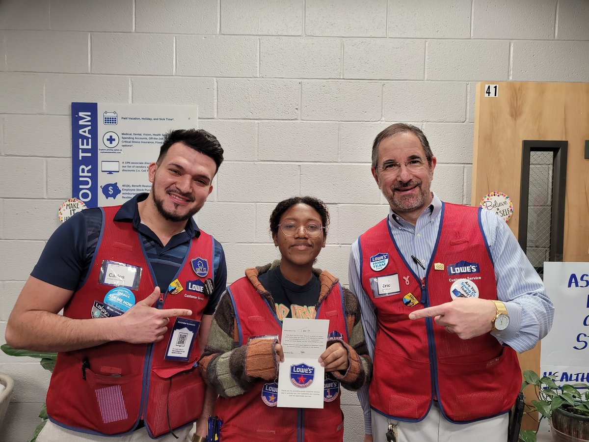 Alberto Pineda( SASM at 702 Largo) (@sinclair_vega) on Twitter photo Shout out to Tamia for Driving excellence customer service and living our Valuesπ π π <a href="/LowesDMV/">Syncer Ingram</a> <a href="/MichaelGuyer5/">Michael Guyer</a> <a href="/BenitoKomadina/">Benito.Komadina@Lowes</a> <a href="/ZiolkowskiEric/">Eric Ziolkowski</a> #702 Shout out to Tamia for Driving excellence customer service and living our Valuesπ π π <a href="/LowesDMV/">Syncer Ingram</a> <a href="/MichaelGuyer5/">Michael Guyer</a> <a href="/BenitoKomadina/">Benito.Komadina@Lowes</a> <a href="/ZiolkowskiEric/">Eric Ziolkowski</a> #702