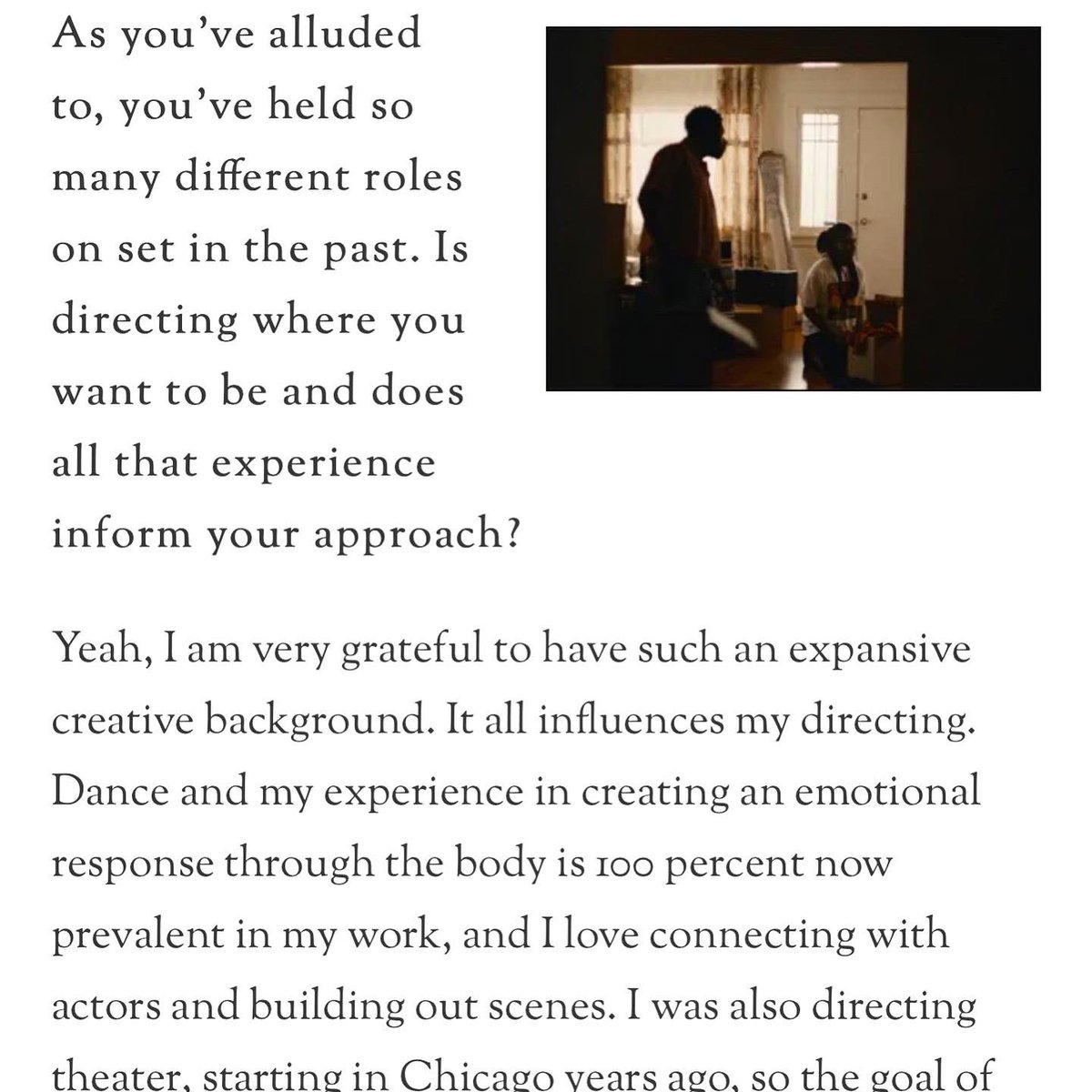 New interview with The Moveable Fest on the making of #DearMamaFilm, my creative background and the beautiful collaboration with my team ✨ moveablefest.com/sxsw-2022-inte…