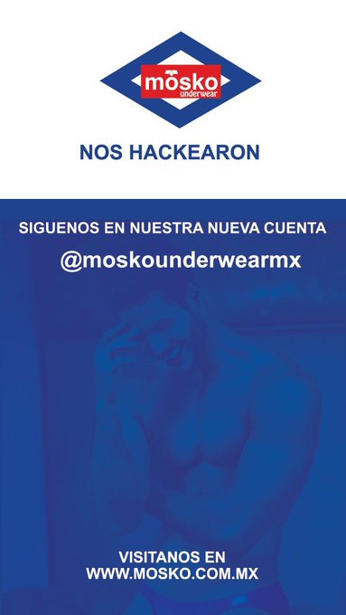 1 pic. ? Estamos furiosos. Hackearon la cuenta en Instagram de nuestros amigos @MoskoUnderwear síguelos