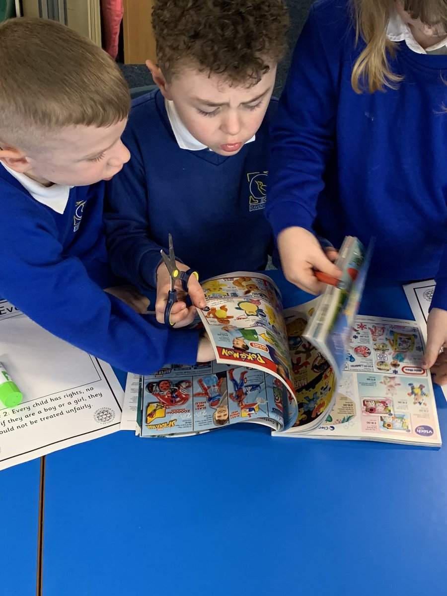 RavenswoodPS's tweet photo. Primary 1 💙💛 explored the idea of gender equality in relation to toys. We couldn’t believe the amount of ‘boys toys’ and ‘girls toys’ in our catalogues. We made our own toy catalogues to show that toys are for EVERYONE. @skillsdevscot @LetToysBeToys @GFNScotland https://t.co/NKj9MeFQDd