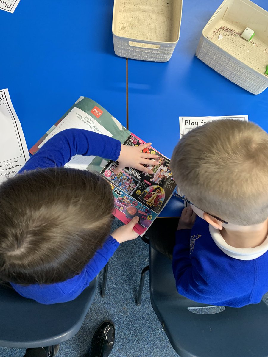 RavenswoodPS's tweet photo. Primary 1 💙💛 explored the idea of gender equality in relation to toys. We couldn’t believe the amount of ‘boys toys’ and ‘girls toys’ in our catalogues. We made our own toy catalogues to show that toys are for EVERYONE. @skillsdevscot @LetToysBeToys @GFNScotland https://t.co/NKj9MeFQDd
