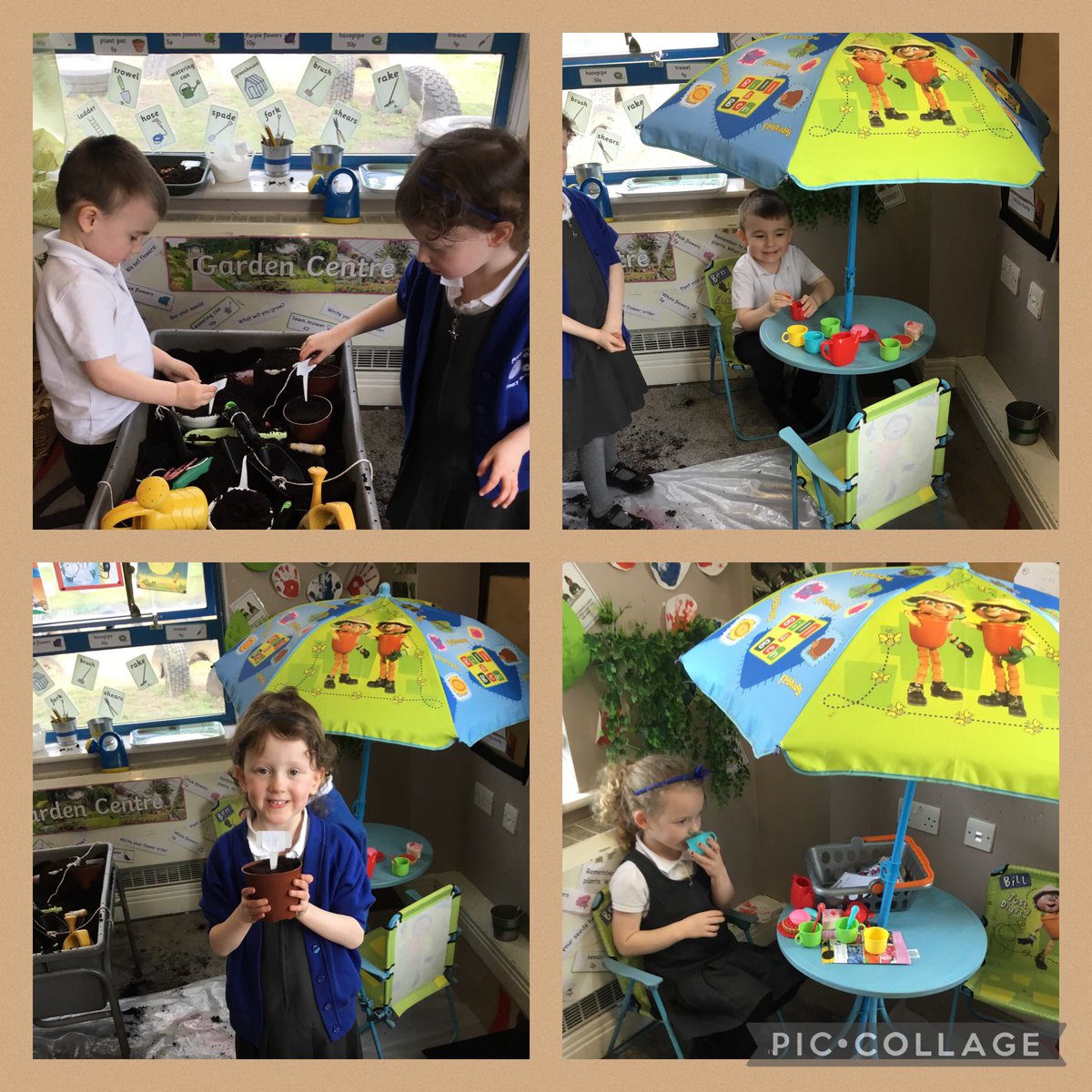 PCPPandas's tweet image. Another busy day at the garden centre!#oracy #psedevelopment