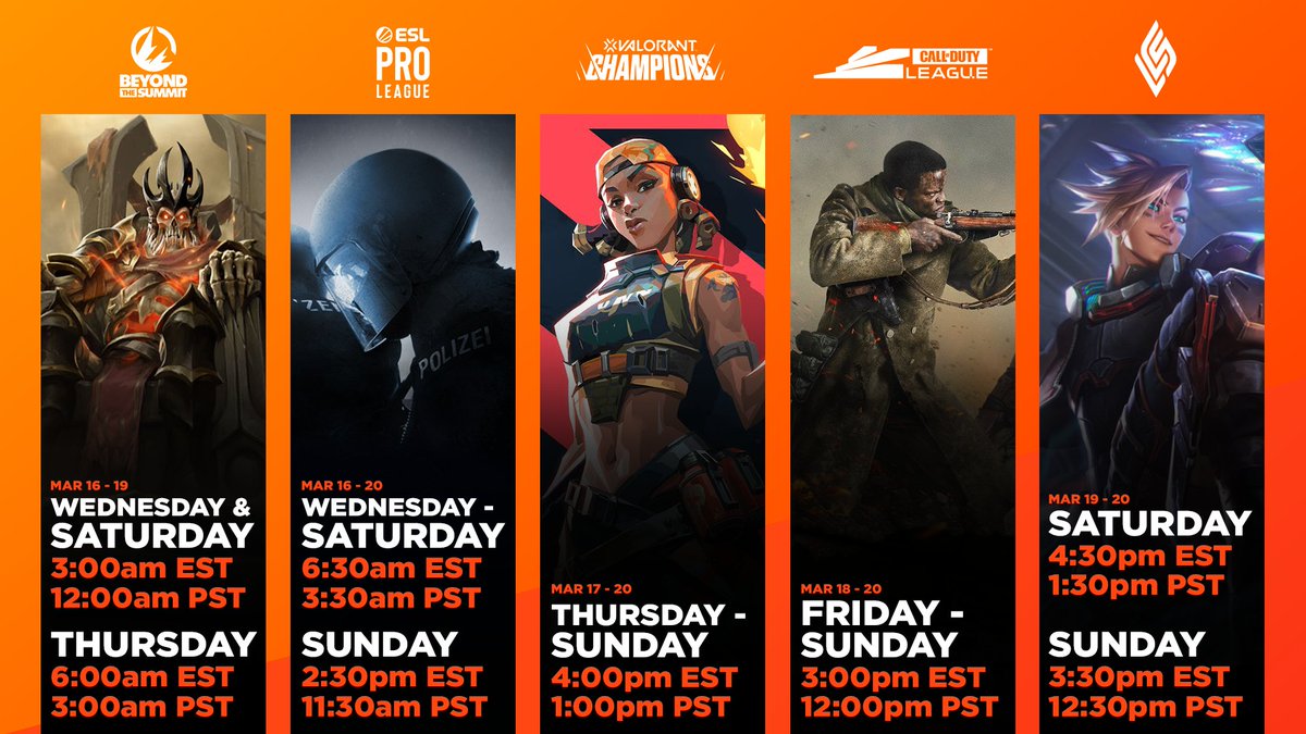 ReadyUpCom's tweet image. Regardless of the FPS esport you prefer you're covered this week with CS:GO, Call of Duty, and Valorant action. All that and more in our events of the week!

app.readyup.com