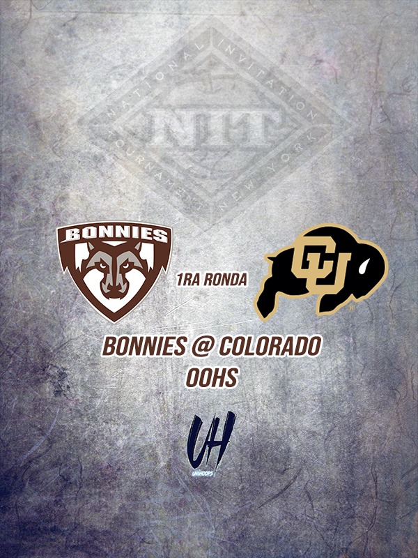 🚨 #NIT | Primera ronda🚨

⏰00:00 <a href="/Pedro_Rossi_14/">Pedro</a> 
🏀<a href="/BonniesMBB/">Bonnies Men's Basketball</a> 🆚 Colorado
💻 ESPN2 | USA
