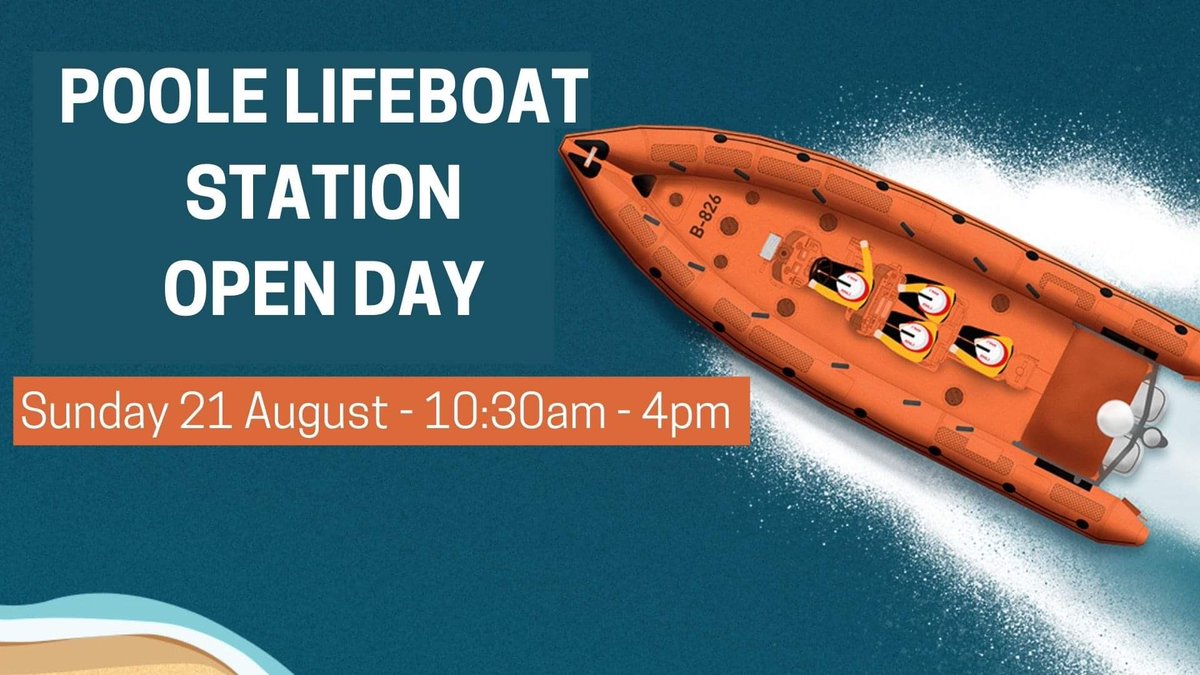 PooleLifeboats's tweet photo. Hot off the press! Date for the diary! @RNLI #SavingLivesAtSea https://t.co/R0w88WaMRc