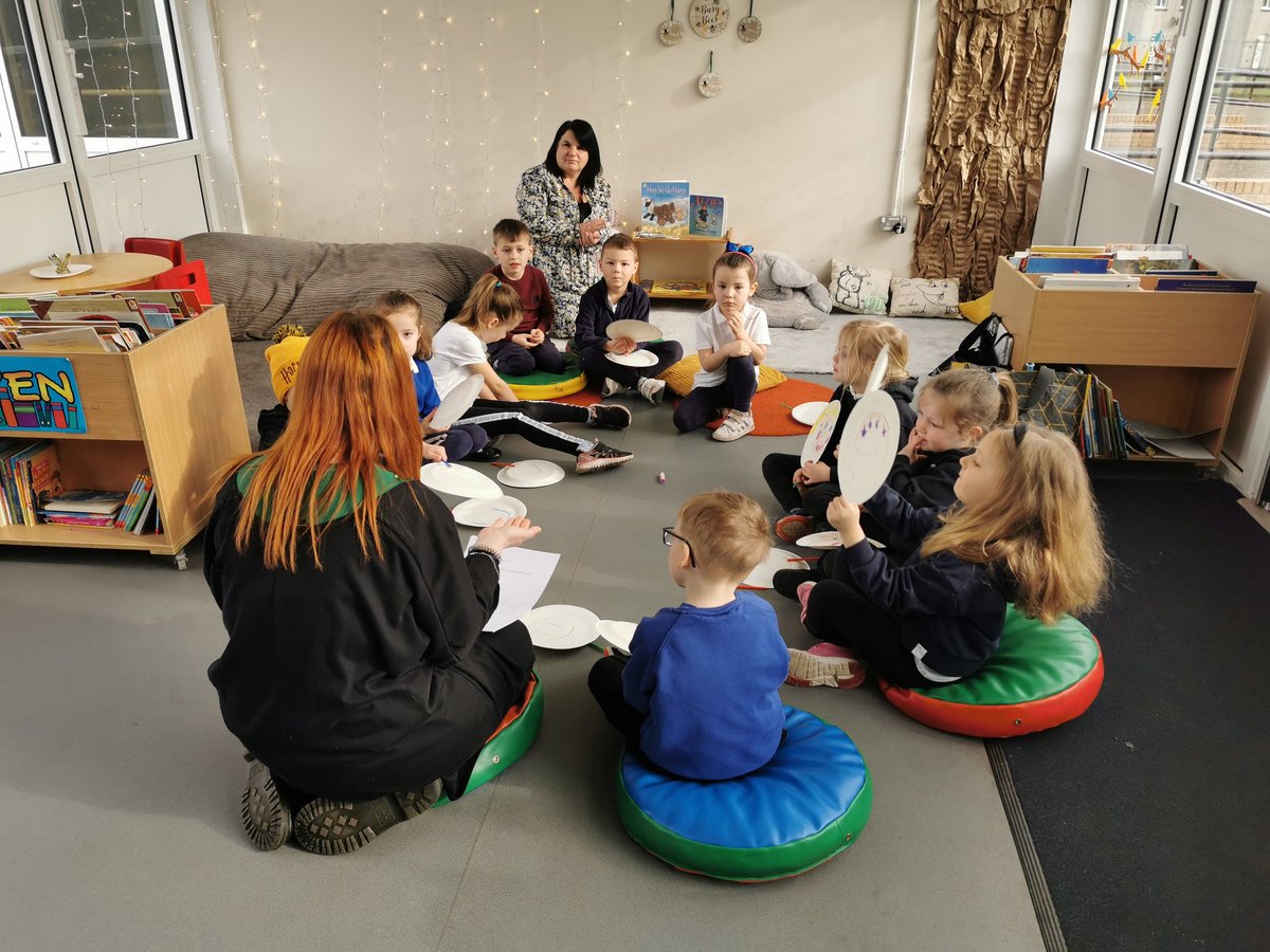 Louise Smith from Forces Children Scotland visited the school today to work with our youngest children. This is part of our support for families where a parent is about to be deployed. She will visit again in two weeks time.