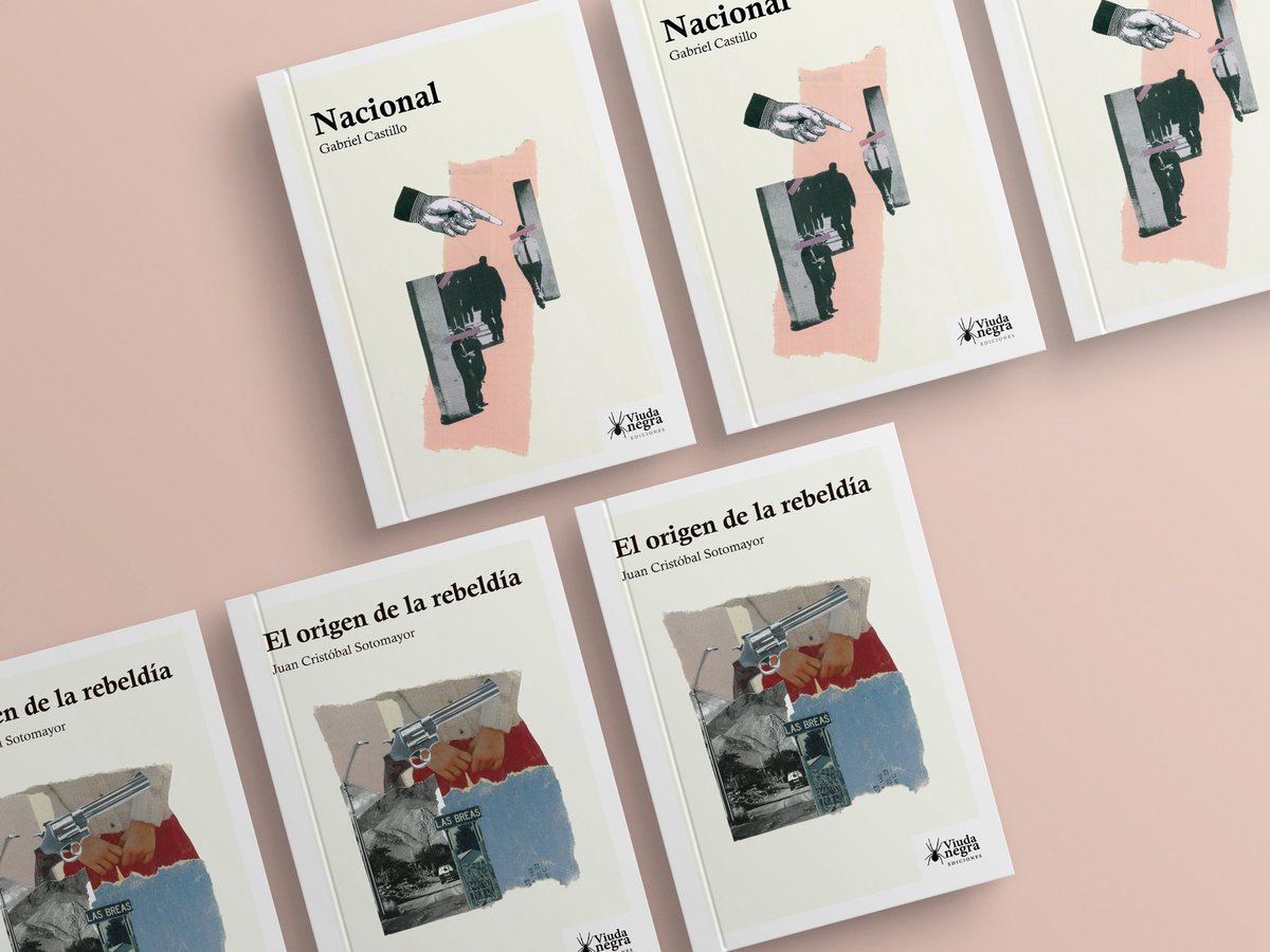 ViudaNegraEd's tweet photo. 🕸 ¡Les tenemos una promo! Ahora pueden llevarse «Nacional» de Gabriel Castillo y «El origen de la rebeldía» de Juan Cristóbal Sotomayor de un solo viaje.

🛍 El valor por ambos libros es de $12.000 más costo de envío y lo pueden adquirir a través de nuestras redes sociales. https://t.co/65CfqK1FpL