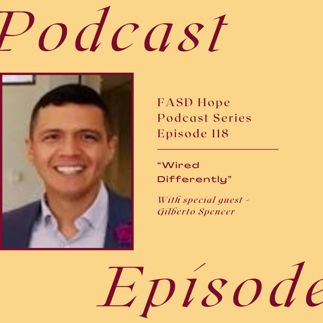 fasdhope's tweet photo. Episode 118 of @fasdhope with @GilbertoSpencer of @WiredDifferentx is available now where you find your #podcasts. Listen to Gilberto & be #motivated!
#FASD #fasdselfadvocate #lifecoach #fasdmentor #fasdpodcast #fasdadvocacyaroundtheglobe #podcasts
https://t.co/f2F7vkQWJL https://t.co/iqxH9NjZdB