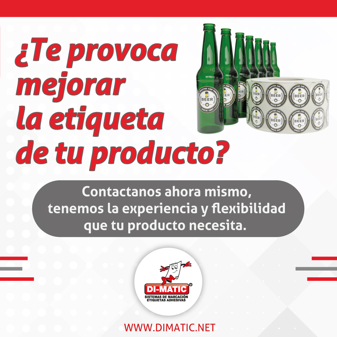 dimaticltda's tweet image. ¿Buscas mejorar la #ETIQUETA que acompaña tu producto? 🍶🍫🧃🥡🥠
Nuestras SOLUCIONES son ideales para cumplir los requerimientos principales que cada producto requiere, además de ofrecer un gran valor agregado. ✅
CONTACTANOS AHORA MISMO: (+57) 315 259 7094
.#dimatic