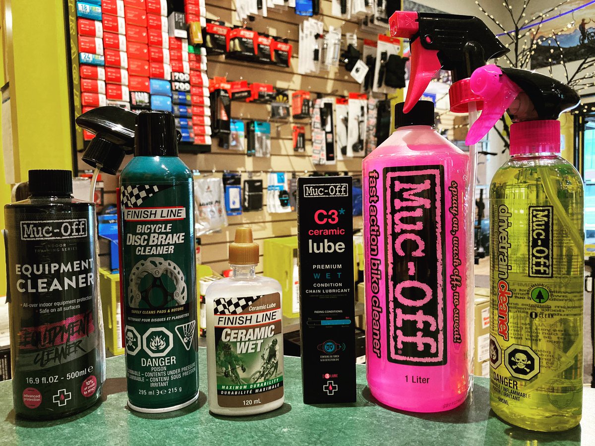 ZiggysCycleKW's tweet photo. Spring Cycling = wet conditions at times π¦
We have some awesome products from @FinishLineLube & @muc_off to keep your bike running well no matter the conditions π
#spring #springconditions #springcycling #mucoff #finishlinelube #dtk #dtklove #springweather https://t.co/14PDn9VbjA