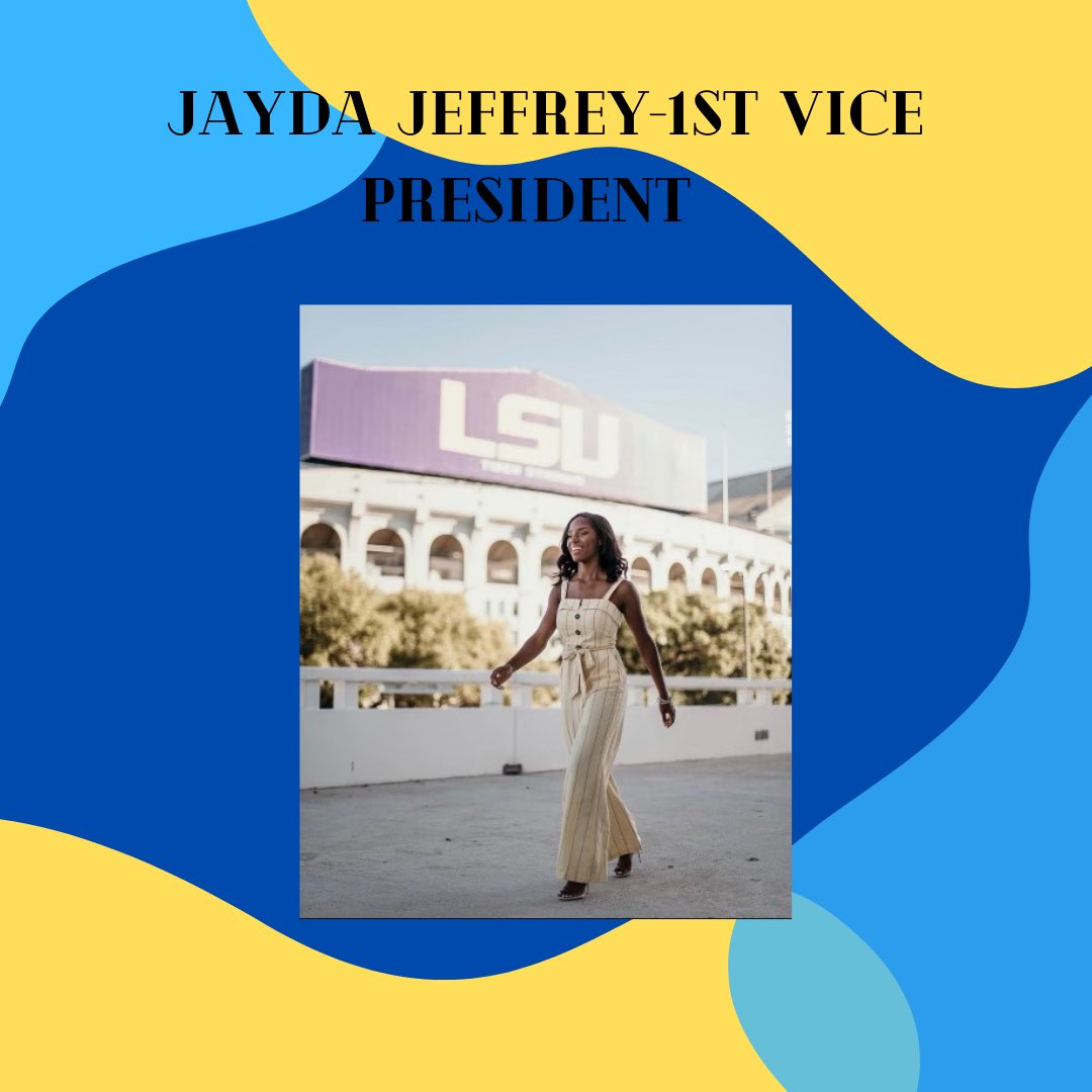 naacp_laycd's tweet photo. Introducing our new Executive Team! ✊🏾 🔥 
Introducing Jayda Jeffrey-1st Vice President https://t.co/sdbUkMTFrc