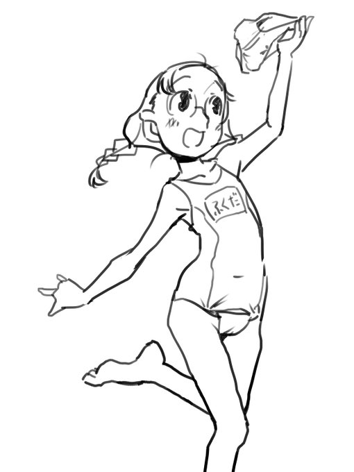 健全福田詰合せ。 #知波単学園 #福田(GuP) #スク水 #マイクロビキニ  