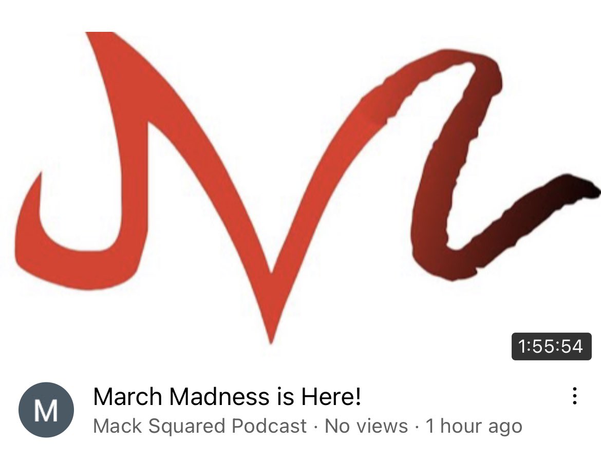 SquaredMack's tweet photo. Be sure to tune into to the new episode of the show! @Bradjeezy93 and @youngmac1986 are back talking all things basketball! Who you taking this #MarchMadness ❓You can listen to the show on all your listening platforms and watch us on #YouTube #MackSquared #Podcast #SpreadLove https://t.co/ZK6bPq1i1w