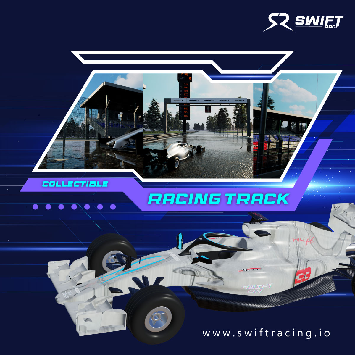 swiftracingnft's tweet photo. The Racing Tracks are collectible in variety of map available.
Get ready to the upcoming update and stay tune for the race started!

【 $SRT3MO Presale is still on! 】
https://t.co/PUCUYo3O7P

#NFT #BNB #GAMEFI #BSC #SWIFTRACE https://t.co/w8fXN4JY7U