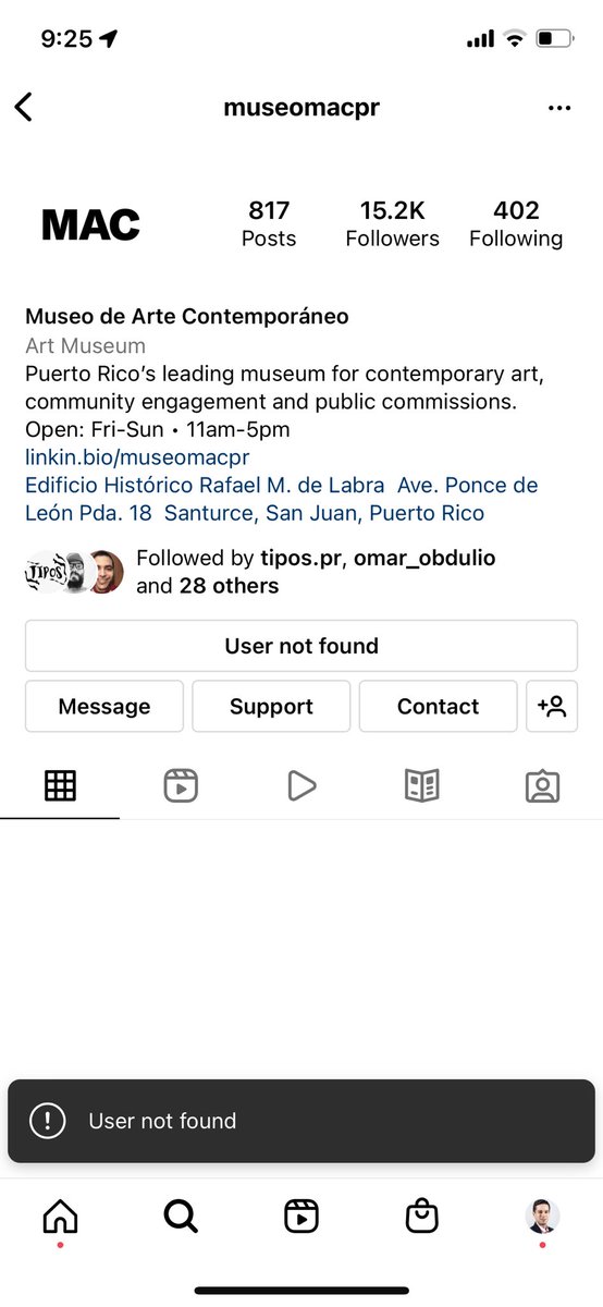 angelecintron's tweet image. Acompañame a ver esta triste historia…

@museomacpr deben retirar la imagen del banner xenófobo en su publicación de IG y cesar de apoyar el etnonacionalismo que solo promueve división y odio.

En la alternativa, son libres de apoyar cualquier mensaje, pero lo sabremos 👀